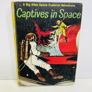 Captives In Space, Dig Allen Space Explorer #2 1960 Joseph Green Golden Press HC - Bild 1 von 12