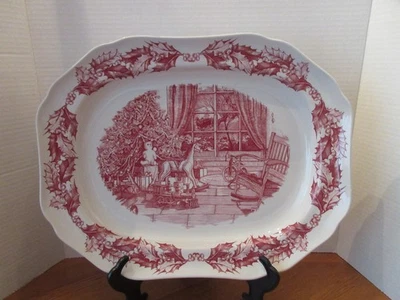 Prato Spode Williams-Sonoma England “SAINT NICK” - 16” Novo com etiquetas Excelente Estado - Imagem 1 de 4