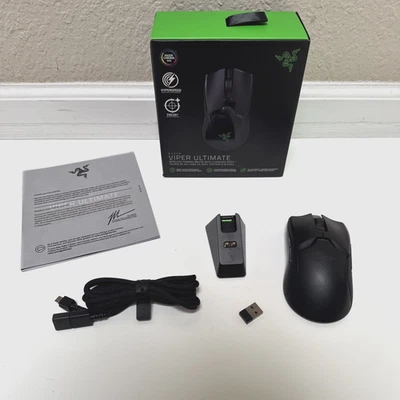 Razer Viper Ultimate RC30-030501 Wireless Optical Gaming Mouse with Dock - Black - Image 1 of 4