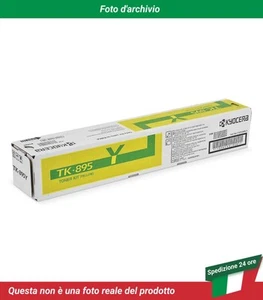 TK-895Y Kyocera Mita FS-C8020MFP Kit Toner Giallo - Afbeelding 1 van 3