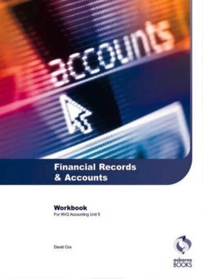 Financial Records & Accounts Workbook (AAT/NVQ Accounting) By Da - Image 1 of 1