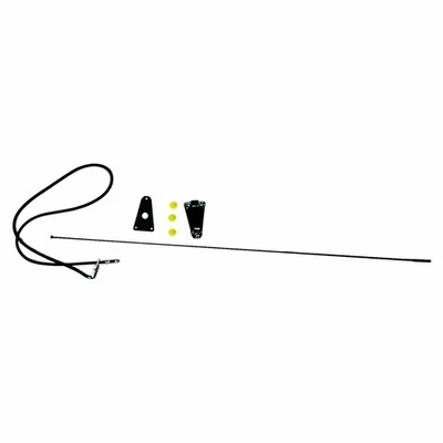 Kit de antena negra para Jeep CJ y YJ Wrangler 1975-1995, incluye soporte Foto 1 de 4