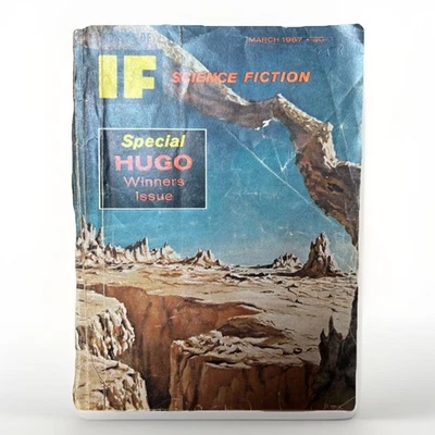 Worlds of IF Mag March 1967 1st print Harlan Ellison Have No Mouth I Must Scream - Image 1 of 4