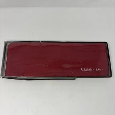 Christian Dior Silk Red Cummerbund Vintage Formal Adjustable Tux Accessory OS - Image 1 of 4