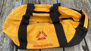 Nuevo sin etiquetas Bolso de Lona Montecristo Cigar Logo Edición Limitada Peso Pesado Amarillo Negro - Imagen 1 de 5