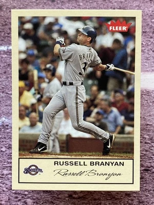 Fleer Tradition Russell Branyan #245 Milwaukee Brewers 2005 Foto 1 de 2