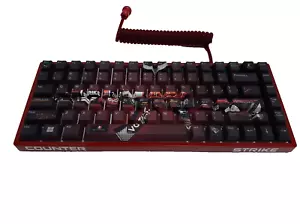 Custom Mechanical Keyboard 75% Counter Strike AK-47 Yellow lubed switches. - Picture 1 of 12