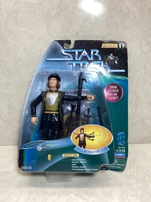 Figura de acción Star Trek Warp Factor Series Q Real Fencing Playmates 1997 nueva Foto 1 de 4
