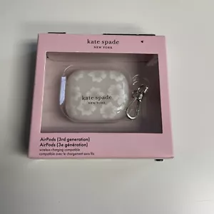 Funda Kate Spade AirPods 3a Generación con Clip - Patrón Hollyhock Rosa - Imagen 1 de 2