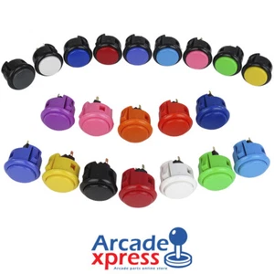 Original Sanwa OBSF 30 Japanese Arcade Push Button High Quality Gaming Part DIY - Imagen 1 de 23