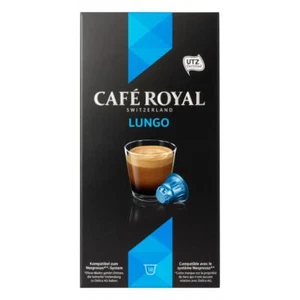 Café Royal Lungo Kaffee Röstkaffee Kaffeekapseln Nespresso Kompatibel 10 Kapseln - Bild 1 von 1