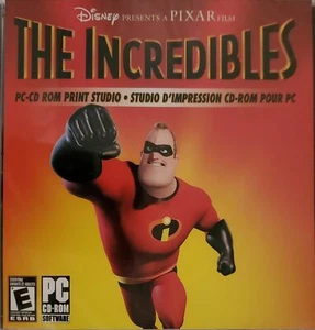 The Incredibles PC-CD ROM Print Studio by Pixar-NEW-2006, CD-ROM)-FREE SHIPPING - Picture 1 of 2