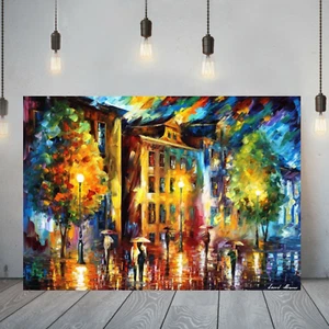 Leonid Afremov ENIGMA OF THE NIGHT 30"x24" LIMITED EDITION GICLEE ORIGINAL - Bild 1 von 10