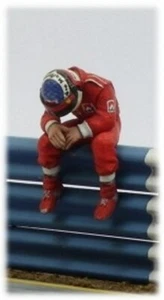 PILOTA MODERNO NON DIPINTO RITIRATO SEDUTO (DISPERATO) DENIZEN RD058 - Imagen 1 de 1