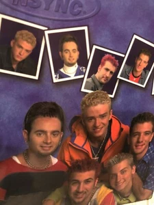 NSync Pocket Folder 1999 Boy Band 90s Justin Timberlake N Sync Vintage Neu Y2K 90s - Bild 1 von 7