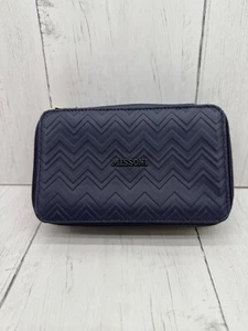 Bolso de Viaje Cosmético MISSONI Delta One Azul Marino Onda Vacío - Imagen 1 de 9