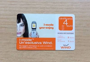 RICARICA TELEFONICA WIND - I-MODE YOU-ENJOY UN'ESCLUSIVA WIND 2007 - 4 EURO - Picture 1 of 1