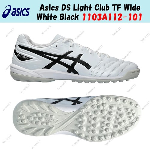 Asics DS Light Club TF Wide White Black 1103A112 101 taglia uomo