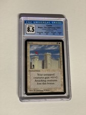 Magic The Gathering MTG Alpha w/ subs cgc 8.5 Like Psa BGS Castle