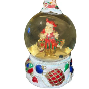The San Francisco Music Box Company Musical Snow Globe Santa Christmas - Picture 1 of 18