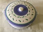 Casserole Dish Oven to table in blue / green contemporary design used