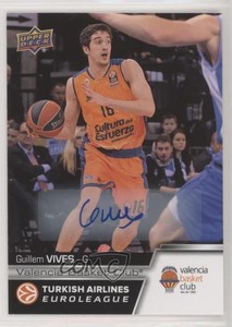 2015-16 Upper Deck Euroleague Auto Guillem Vives #E-38 Auto