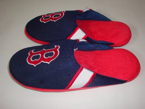 MLB Boston Red Sox Team Jersey Indoor/Outdoor Slippers ~ Size XL (13-14) ~ NWT Cover