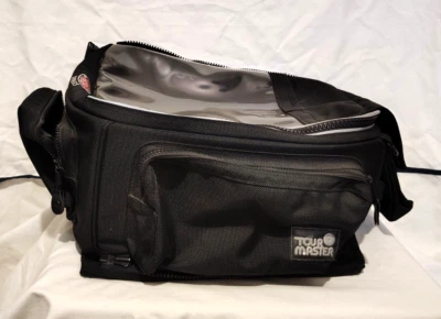 Bolsa moto Cortech, Tour Master, mochila convertible, negra Foto 1 de 4