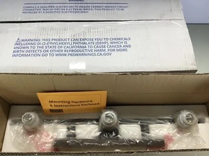 Justice Design Group FSN-8703-20-OPAL-DBRZ Fusion Aero 3 Light Bar Dark Bronze - Picture 1 of 12