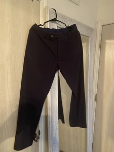 Zanella Noah Men Dress Pants Size 34 Navy Blue - Picture 1 of 5