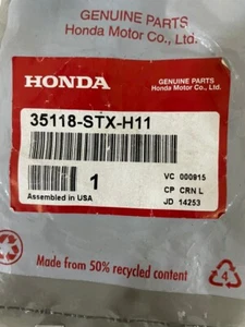 GENUINE 35118-STX-H11 Honda Cover comp. 35118STXH11, New Genuine OEM Part - Picture 1 of 3