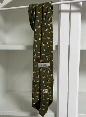 Corbata Bally 100% seda hecha en Italia Foto 1 de 4