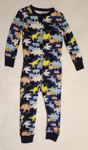 NWT Old Navy Dinosaur Long Sleeve 1PC Pajamas PJs Baby Toddler Boy - Picture 1 of 1