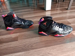 Zapatillas altas Air Jordan 7 Retro 'Black Gloss' 313358 006 para mujer talla 8. - Imagen 1 de 13