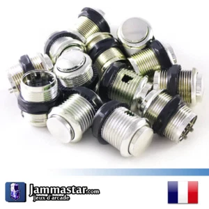 Arcade Knöpfe 24mm Chromé - Silber Druckknopf - Bild 1 von 3