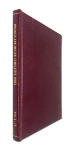 Arkansas Law Review, Cumulative Index, Vols. 1-15 HB 1962 W2B - Picture 1 of 2