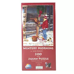 Rompecabezas SunsOut Wintery Morning 300 piezas de June Dudley 18 x 24 ~ ¡SELLADO! - Imagen 1 de 3