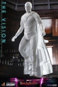 Hot Toys Marvel Vision Wandavision White 1/6 Scale Figure TMS054 New - Picture 1 of 17