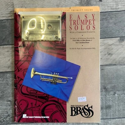 Easy Trumpet Solos Hal Leonard The Canadian Brass + Cassette Sheet Music  - Image 1 of 4