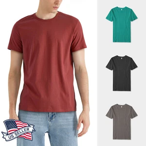 Para hombre prenda orgánica premium de algodón tinte manga corta - Imagen 1 de 18