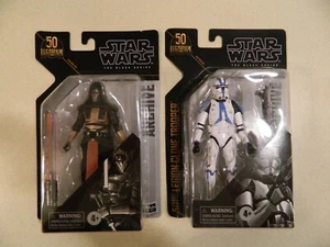 Star Wars The Black Series Archive Darth Revan & 501st Legion Clone Trooper READ - Picture 1 of 6