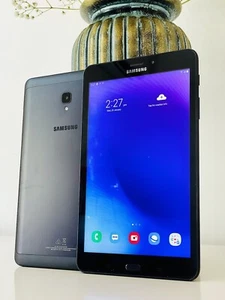 Samsung Galaxy Tab A 2017 ❤️SM-T385 16GB ✅4G Cellular 8inch - Black Tablet - Picture 1 of 8