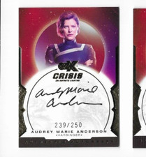 Cryptozoic Crisis CZX autograph card Audrey Marie Anderson 239/250 AMA-H