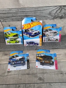 Hot Wheels Diecast Car Bundle X5 Rally Touring Cars Coswoth M3 RS2000 Quattro - Picture 1 of 16