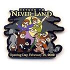 RETURN TO NEVERLAND Movie OPENING DAY FEBRUARY 15, 2002 LE 2000 Disney PIN 9944