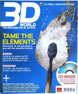 Vintage 3D World Magazine - May 2008 - Computer Graphics - Image 1 of 2