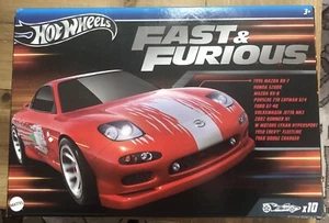 Hot Wheels Fast & Furious 1/64 Diecast 10 Car Set with on card singles-read Desc - Picture 1 of 12