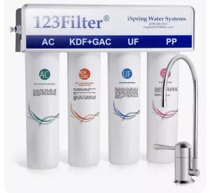 4 Stage Whole House Ultra filtration 0.01 Micron UF Drinking Water Filter System - Picture 1 of 4