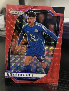 2024-25 Panini Prizm Premier League - Facundo Buonanotte #275 Red Mosaic Prizm - Picture 1 of 2