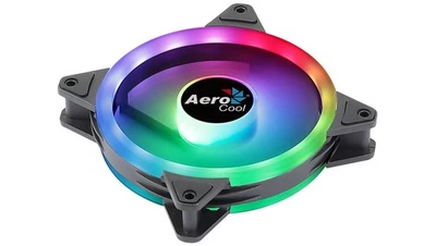 4710562752571 Aerocool Duo 12 ARGB 6-pin Computer case Fan 12 cm Black Aerocool - Image 1 of 4